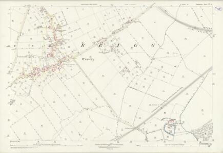 Lincolnshire XX.9 (includes: Bigby; Glanford Brigg; Wrawby) - 25 Inch Map