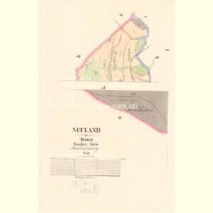 Neuland - c5295-1-001 - Kaiserpflichtexemplar der Landkarten des stabilen Katasters
