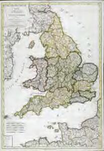 Carte du royaume d'Angleterre