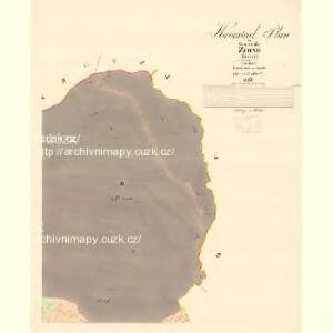 Zdiar (Ždiar) - m3634-1-002 - Kaiserpflichtexemplar der Landkarten des stabilen Katasters