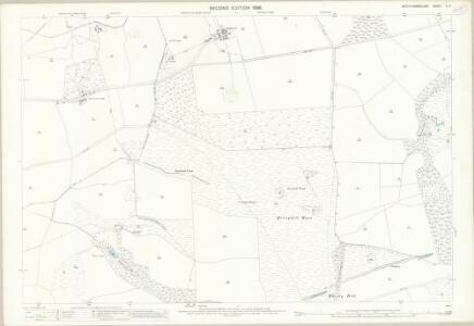 Northumberland (Old Series) X.7 (includes: Duddo; Ford; Lowick) - 25 Inch Map