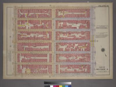 Plate 38, Part of Section 4: [Bounded by W. 53rd Street, Ninth Avenue, W. 47th Street and Eleventh Avenue.]