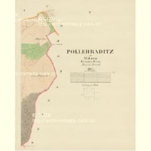 Pollehraditz - m0157-1-005 - Kaiserpflichtexemplar der Landkarten des stabilen Katasters