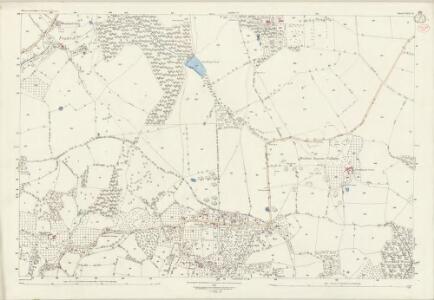 Worcestershire XIII.13 (includes: Lindridge; Mamble) - 25 Inch Map