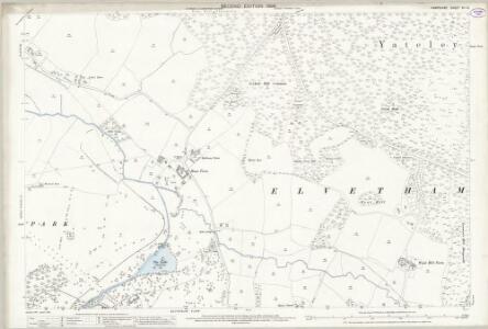 Hampshire and Isle of Wight XII.10 (includes: Hartley Wintney) - 25 Inch Map