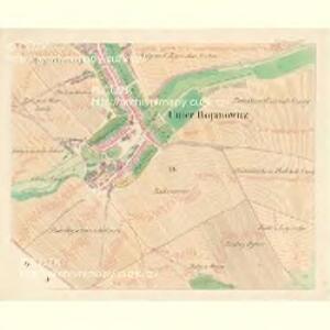 Unter Bojanowitz - m0481-1-009 - Kaiserpflichtexemplar der Landkarten des stabilen Katasters