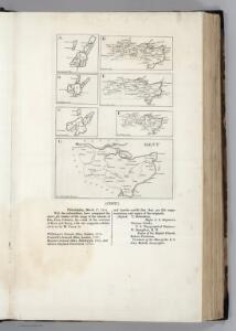 Facsimiles:  Historic Maps of Islands: Isla (Islay; Ila), Surrey, and Kent].