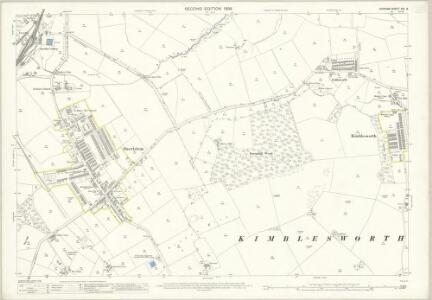 Durham XIX.8 (includes: Edmondsley; Kimblesworth; Plawsworth; Sacriston; Witton Gilbert) - 25 Inch Map