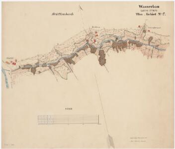 Fischenthal: Brüttenbach von Feuerschwand bis Ohrüti; Situationsplan (Töss-Gebiet Nr. 9)