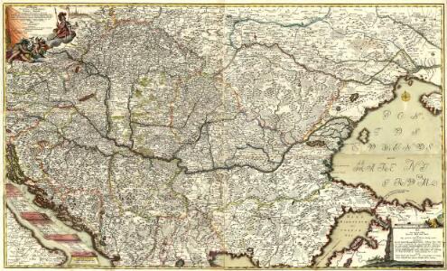 Neu und Accurat vefasste General Post Land-Karte des sehr grossen Welt berühmten Konig-Reichs Hungarn