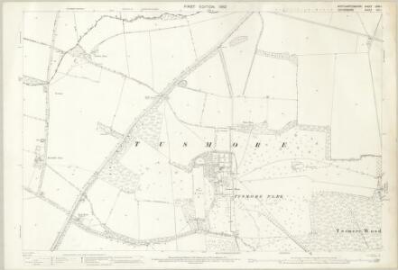 Northamptonshire LXVII.1 (includes: Cottisford; Croughton; Evenley; Hardwick with Tusmore; Stoke Lyne) - 25 Inch Map