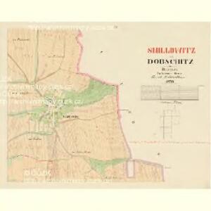 Dobschitz - c1223-1-003 - Kaiserpflichtexemplar der Landkarten des stabilen Katasters