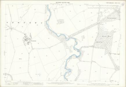 Northumberland (Old Series) XX.15 (includes: Chillingham; Hepburn; Newtown; West Lilburn) - 25 Inch Map