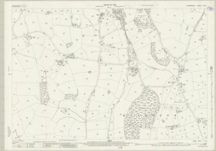 Warwickshire XXXII.1 (includes: Beaudesert; Bushwood; Lapworth) - 25 Inch Map