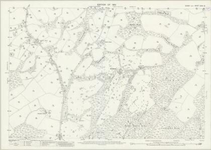 Sussex XXVIII.16 (includes: Hadlow Down; Mayfield; Waldron) - 25 Inch Map