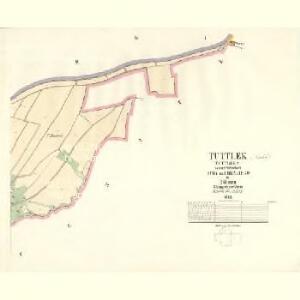 Tuttlek (Tuttleka) - c8132-1-004 - Kaiserpflichtexemplar der Landkarten des stabilen Katasters