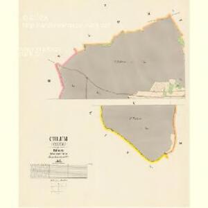 Chlum - c2511-1-001 - Kaiserpflichtexemplar der Landkarten des stabilen Katasters