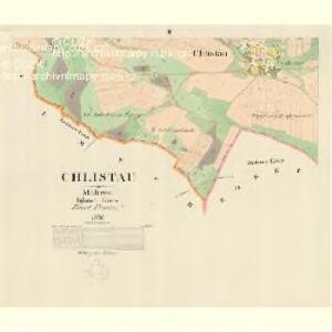 Chlistau - m0958-1-002 - Kaiserpflichtexemplar der Landkarten des stabilen Katasters