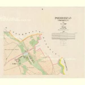 Podhorzan - c5888-1-002 - Kaiserpflichtexemplar der Landkarten des stabilen Katasters