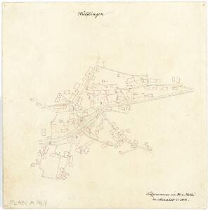 Vorlagen für die Topographische Karte des Kantons Zürich (Wild-Karte): Bezirk Winterthur: Ortsplan: Wülflingen