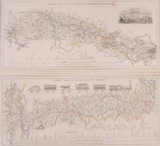 DRAKE'S MAP OF THE LONDON AND BIRMINGHAM RAILWAY and DRAKE'S MAP OF THE GRAND JUNCTION RAILWAY