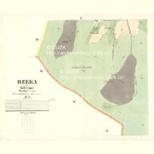Rzeka - m2670-1-005 - Kaiserpflichtexemplar der Landkarten des stabilen Katasters