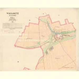 Wogkowitz (Wogkowice) - c8733-1-001 - Kaiserpflichtexemplar der Landkarten des stabilen Katasters