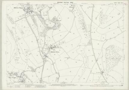 Dorset XXII.14 (includes: Alton Pancras; Buckland Newton; Cerne Abbas; Minterne Magna; Up Cerne) - 25 Inch Map