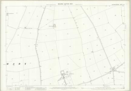 Gloucestershire LII.6 (includes: Ampney St Mary; Meysey Hampton; Poulton; Quenington) - 25 Inch Map