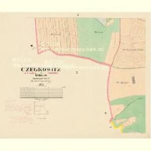 Czegkowitz - c0823-1-005 - Kaiserpflichtexemplar der Landkarten des stabilen Katasters