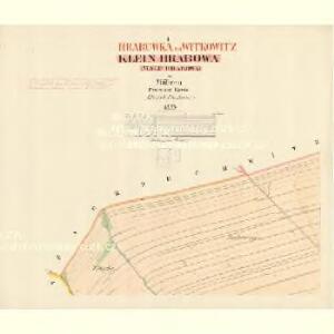 Klein Hrabowa (Male Hrabowa) - m0880-1-001 - Kaiserpflichtexemplar der Landkarten des stabilen Katasters