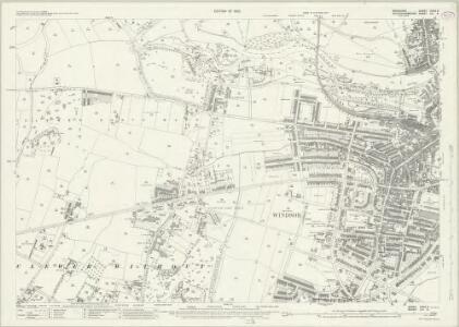 Berkshire XXXII.9 (includes: Clewer Within; Clewer Without; Dorney; Eton; New Windsor) - 25 Inch Map